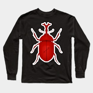 Sagittarius Japanese Rhino Beetle Long Sleeve T-Shirt